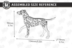 Wooden Dog Breed Card Puzzles Laser Cut Bundle | 3D Puzzle Product Image 4