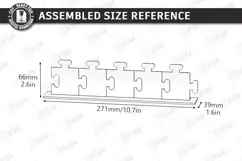 Family Puzzle Photo Frame Laser Cut | Modern Picture Frame Product Image 7