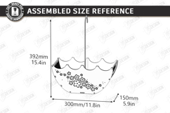 Umbrella Flower Box Laser Cut | Bridal Shower Gift Box Kit Product Image 5