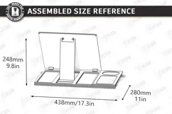 Easel for Drawing Laser Cut | 3D Tabletop Art Easel Box SVG Product Image 5