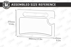 Car Steering Wheel Tray Laser Cut | Auto Laptop Desk | CNC Product Image 2