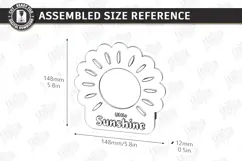 Baby Scan Frame Laser Cut | Photo Holder | New Born SVG |CNC Product Image 2