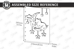 3D Baby Photo Album Laser Cut | Book Cover | Keepsake Album Product Image 3