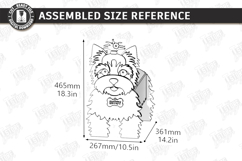 3D Dog Breeds Planters with Name Tag Laser Cut | Flower Pot Product Image 2