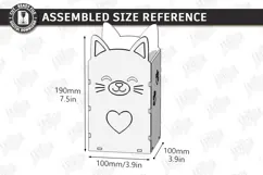 Farm Animals Pencil Holders Laser Cut Kit | Desk Organizer Product Image 6