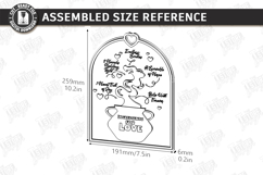 Valentine’s Day Board Laser Cut|Recipe for Love SVG|Kitchen Product Image 2