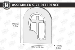 Easter Night Light Laser Cut | Religious LED Light SVG | CNC Product Image 2