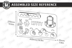 Personalized Busy Boards Laser Cut Bundle | Montessori Board Product Image 9