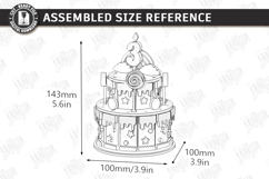 3D Music Boxes Laser Cut Bundle | Nursery Decor | Kids Laser Product Image 9