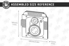 Retro Camera Photo Frame Laser Cut | Vintage Polaroid Style Product Image 3