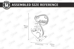 Animal Clothespin Puppets Laser Cut | Moving Mouth Toy SVG Product Image 2