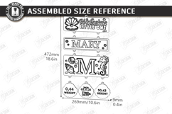 Baby Birth Announcement Sign Laser Cut Bundle | New Born SVG Product Image 14