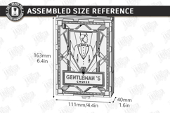 Whiskey Stones Storage Box Laser Cut | Whiskey Accessories Product Image 2