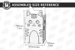 Farm Animals Pencil Holders Laser Cut Kit | Desk Organizer Product Image 7