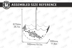 Umbrella Flower Box Laser Cut | Bridal Shower Gift Box Kit Product Image 7