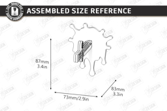 Magnet Kitchen Note Holder Laser Cut | DIY Fridge magnet SVG Product Image 2