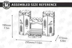 Dice Tower Laser Cut Bundle | Tabletop Gaming Castle | CNC Product Image 2