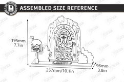 Tooth Fairy Door Laser Cut | Kids Bedroom Decor | Fantasy Product Image 2