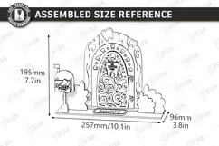 Tooth Fairy Door Laser Cut | Kids Bedroom Decor | Fantasy Product Image 2