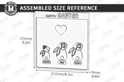 Family Easter Signs Laser Cut Bundle | Our Peeps Bunny SVG Product Image 23