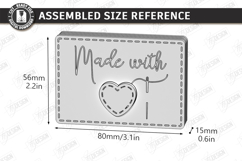 Needle Holder Laser Cut | Sewing Organizer | Laser Engraved Product Image 3