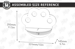 Cat Wall Shelf Laser Cut | Modern Cat Furniture | Pets SVG Product Image 3