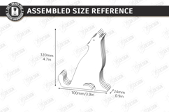 Animal Phone Stand Laser Cut | Multilayer Phone Holder SVG Product Image 3