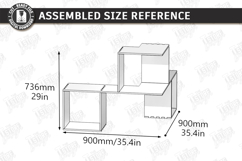 Modern Corner Shelf Laser Cut | Home Decor | Wall Decor SVG Product Image 2