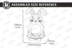 Easter Egg Holder Laser Cut | Bunny Egg Stand | Table Decor Product Image 2