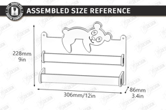 Kids Book Holder Laser Cut | Wall Bookshelf | Nursery Decor Product Image 3