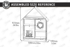 Farmhouse House Shelves Laser Cut Bundle | Rustic Wall Shelf Product Image 18