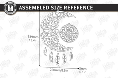 Dream Catcher Laser Cut | Boho Wall Hanging | Garden Decor Product Image 3