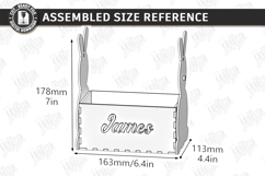 Personalised Easter Egg Bunny Baskets Laser Cut Bundle | CNC Product Image 24