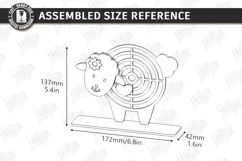 Yarn Wrapped Animals Laser Cut | Yarn Craft | Sensory Toys Product Image 2