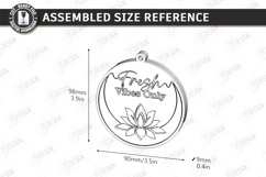 Air Freshener Laser Cut | Car Charm | Hanging Decorations Product Image 2