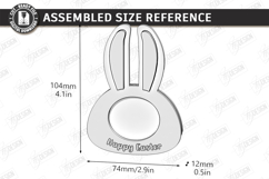 My First Easter Photo Frame Laser Cut | Baby Photo Frame SVG Product Image 2