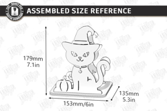 Halloween Candle Holder Laser Cut | Shadow Tealight Holder Product Image 2