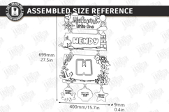 3D Baby Wall Sign Laser Cut Bundle | Newborn | Layered SVG Product Image 14