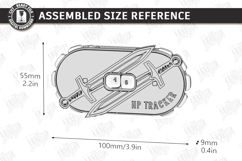 DND Health Point Tracker Laser Cut | HP Tracker Glowforge Product Image 2