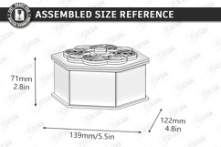 Wooden Gift Box Laser Cut | 3D Layered Flower Gift Box | CNC Product Image 2