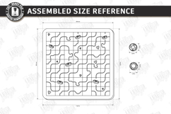 Board Game Labyrinth Laser Cut | Maze Game | Logic Games SVG Product Image 2