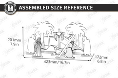 Easter Resurrection Scene Laser Cut Bundle | Holy Week SVG Product Image 9