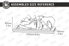 Modular Wooden Animal Scene SVG Montessori Laser Cut Toy SVG Product Image 3