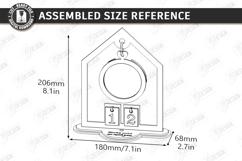 Pregnancy Countdown Frame Laser Cut |Baby Milestone Calendar Product Image 2