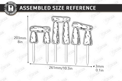 Decorative Plant Stakes Laser Cut Bundle | Garden Markers Product Image 15