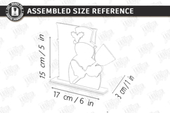 Cute Snowman Stands Laser Cut Bundle|Christmas Shelf Sitters Product Image 15