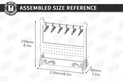 Mini Hanger Jewelry Display Laser Cut Bundle | Jewelry Stand Product Image 9