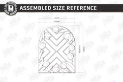 3D Floral Wall Art Laser Cut | Layered Flowers Sign Product Image 2