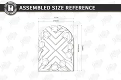 3D Floral Wall Art Laser Cut | Layered Flowers Sign Product Image 2