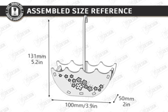 Umbrella Flower Box Laser Cut Bundle| Bridal Shower Gift Box Product Image 14